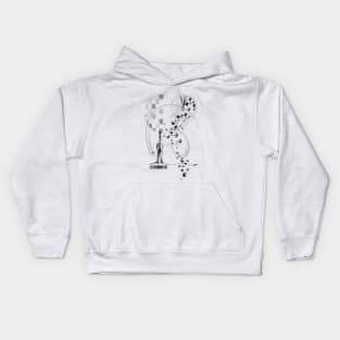 Science Fiction art illustration Kids Hoodie